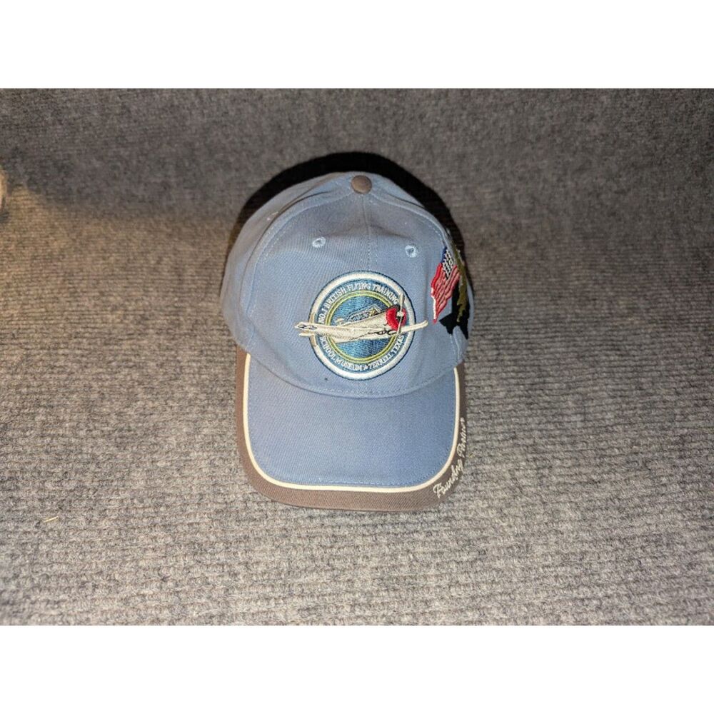 BFTS Museum Aviation British Flying Training School WWII USA UK Flags Strapback